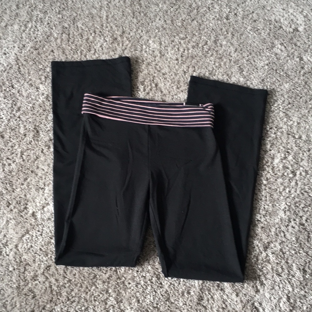 NWT Victoria’s Secret Black Bootcut Yoga Pants